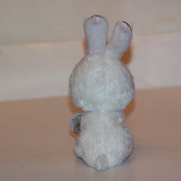 NEW Ty Beanie Boos SLIPPERS the Easter White Bunny Rabbit (6 Inch) - Picture 2 of 3